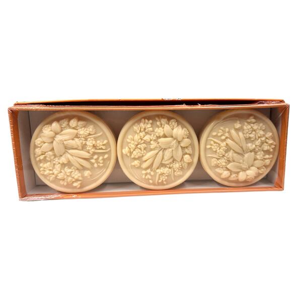 Saponificio Artigianale Fiorentino Luxury Italian‎ Soap 3 Pk Orange and Cinnamon - Picture 2 of 7